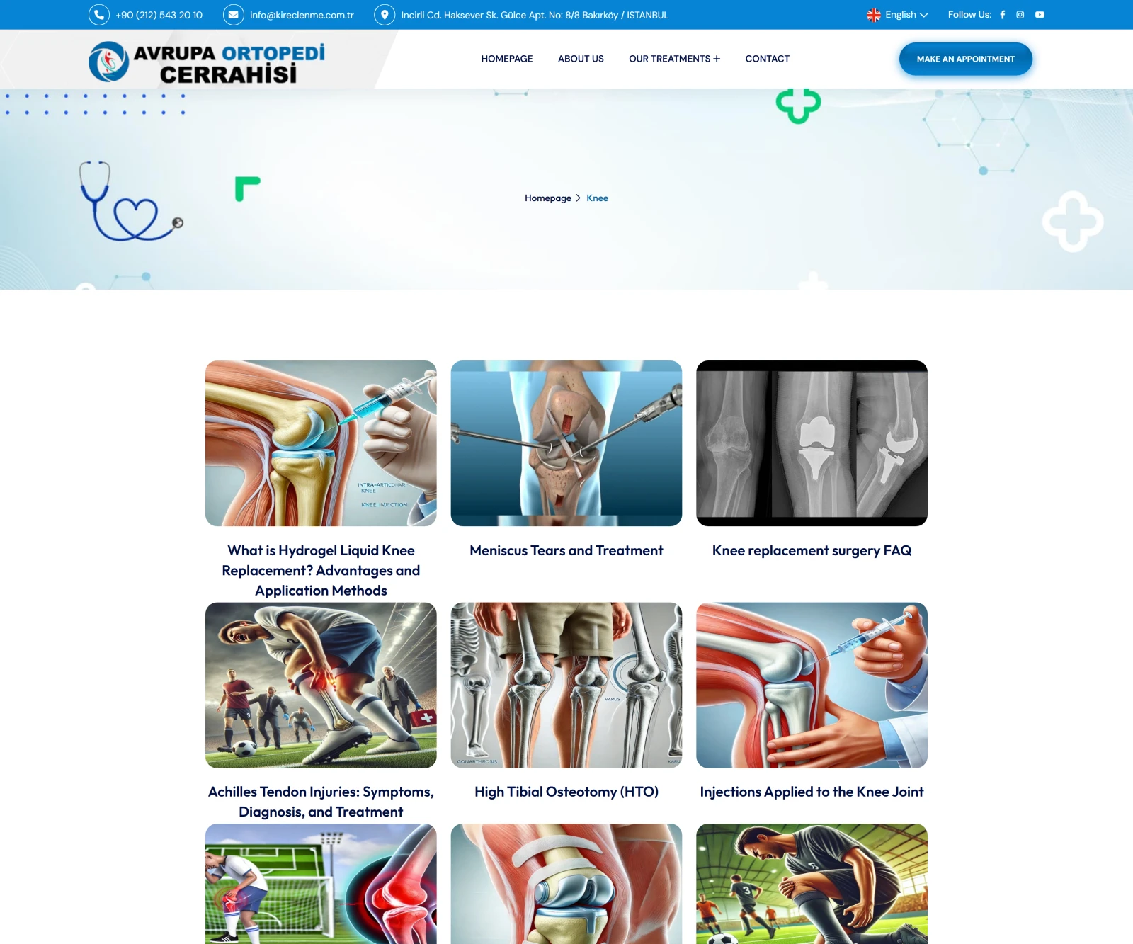 Ortopedi Istanbul Website — Project Gallery 4