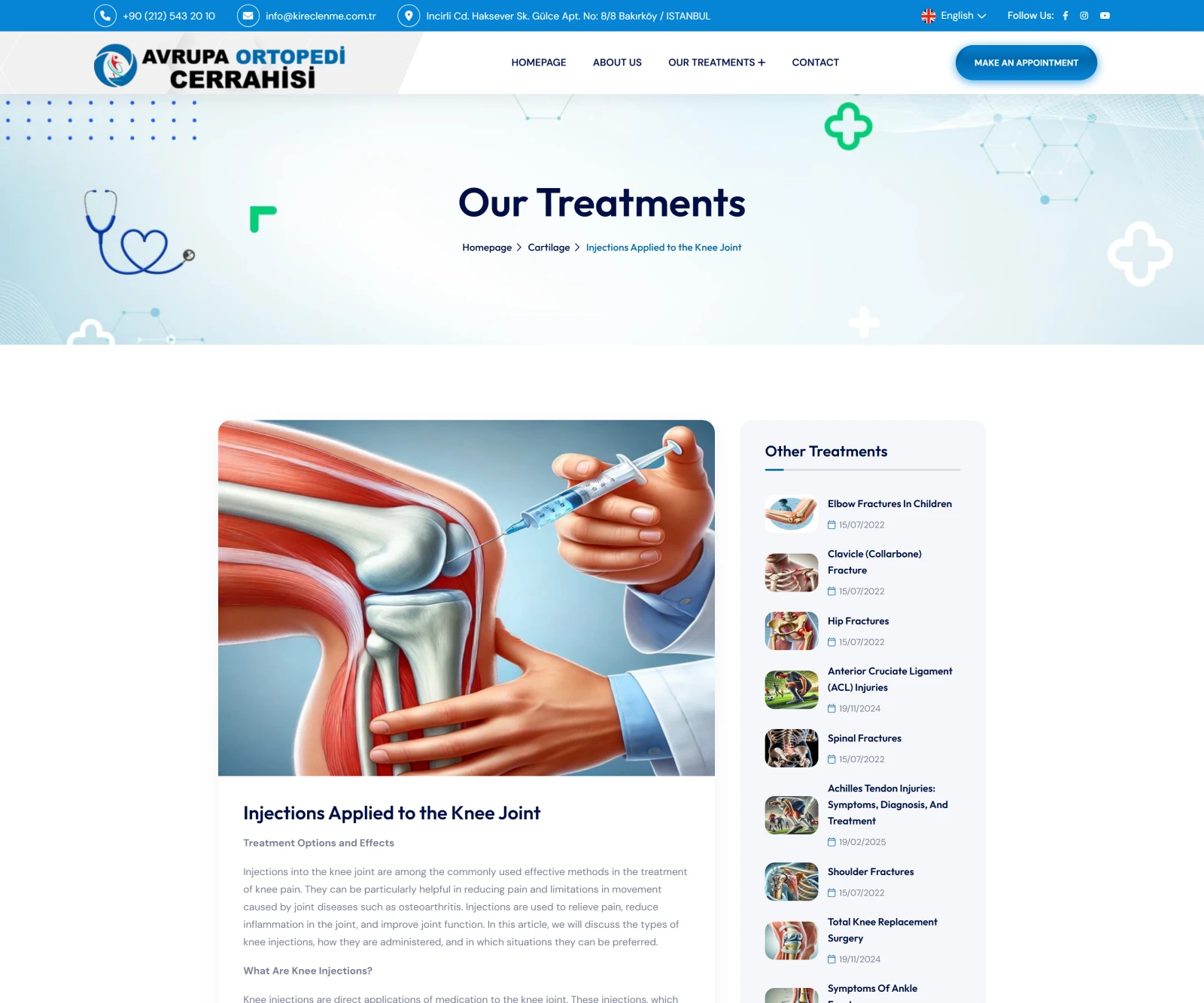 Ortopedi Istanbul Website — Project Gallery 5