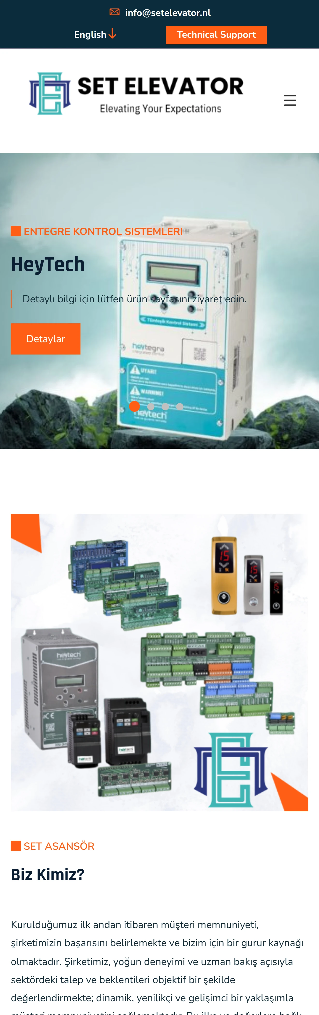 Set Elevator Websitesi — Proje Galerisi 1