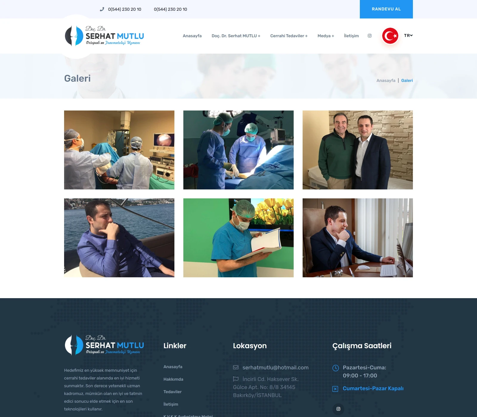 Dr. Serhat Mutlu Websitesi — Proje Galerisi 4