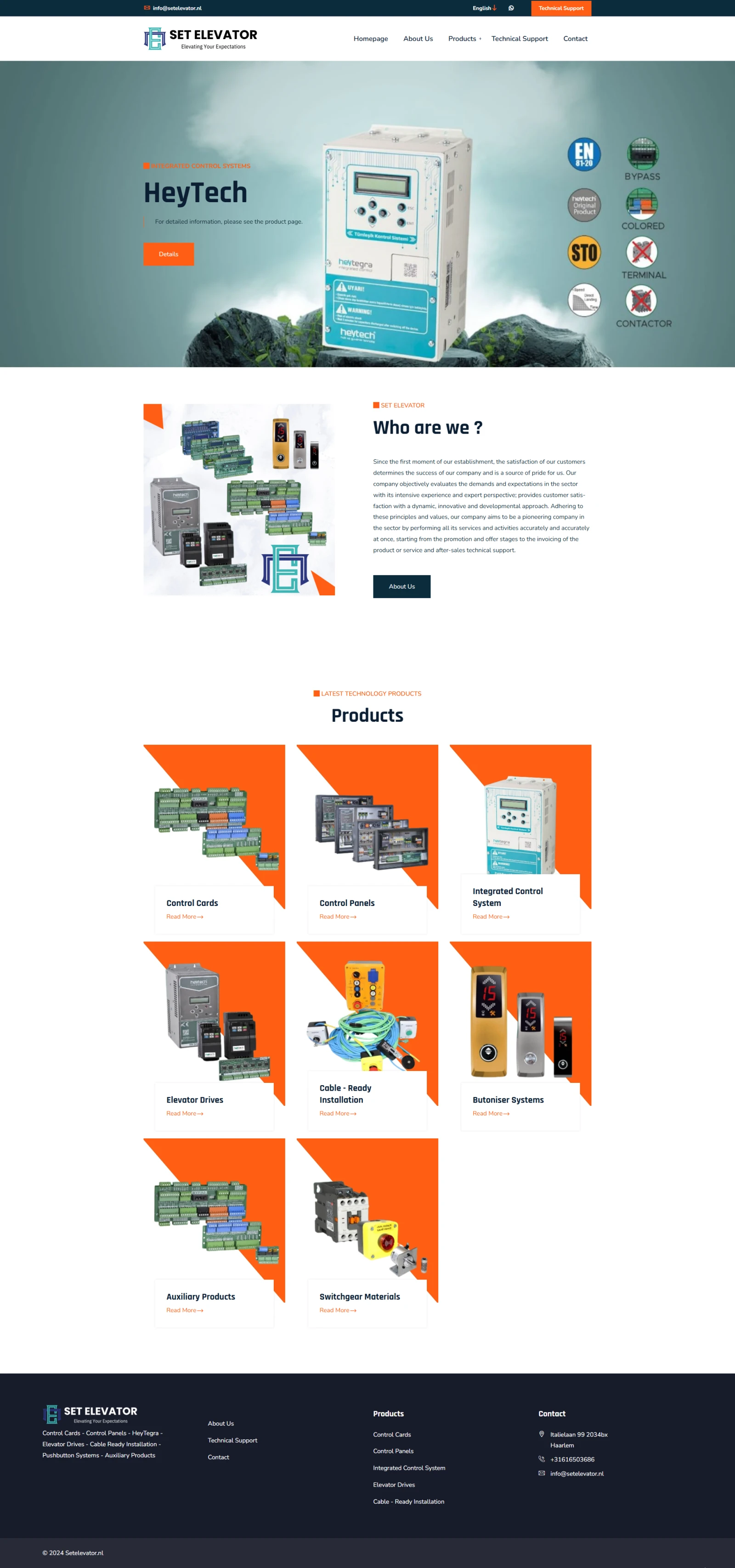 Set Elevator Website