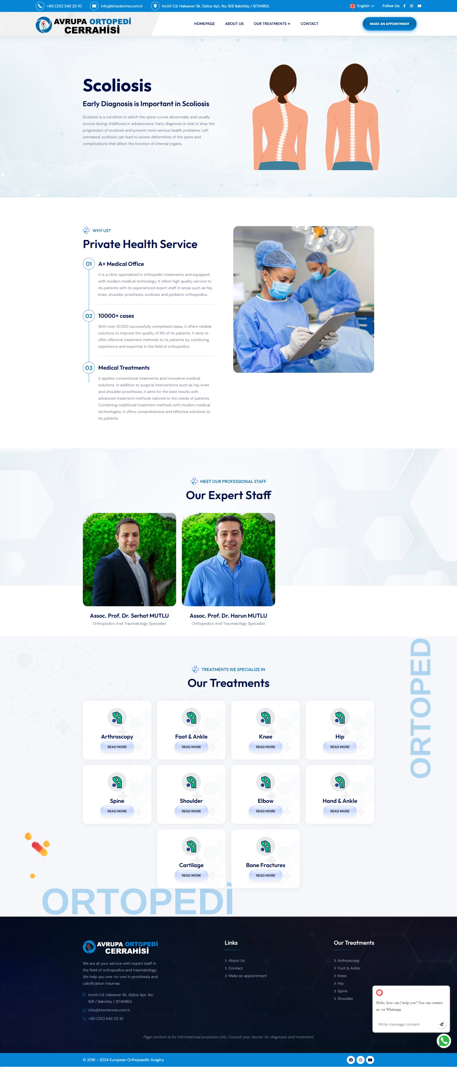 Ortopedi İstanbul Websitesi