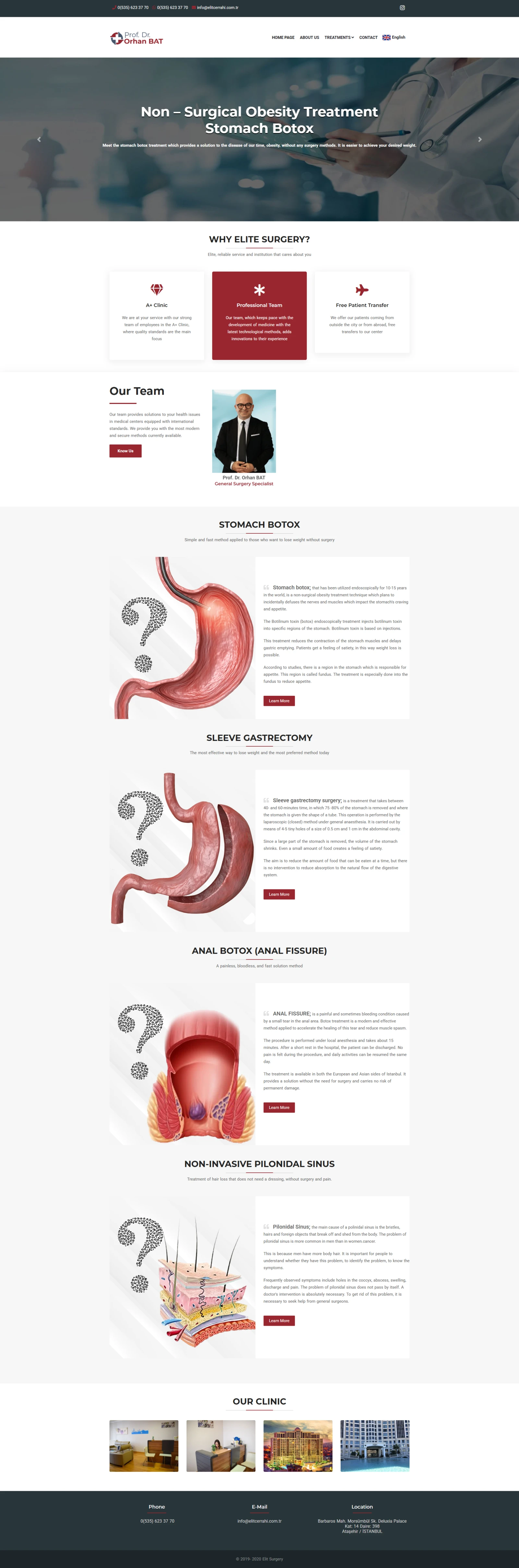 Dr. Orhan Bat Corporate Website